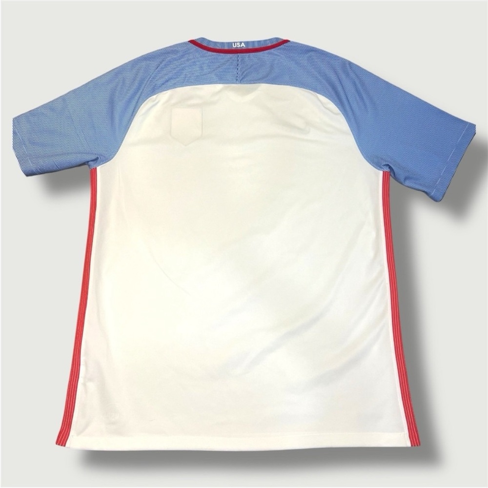 Nike Dri Fit Mens USA Soccer Jersey 2016 - White and Light Blue Size Medium - Picture 2 of 7